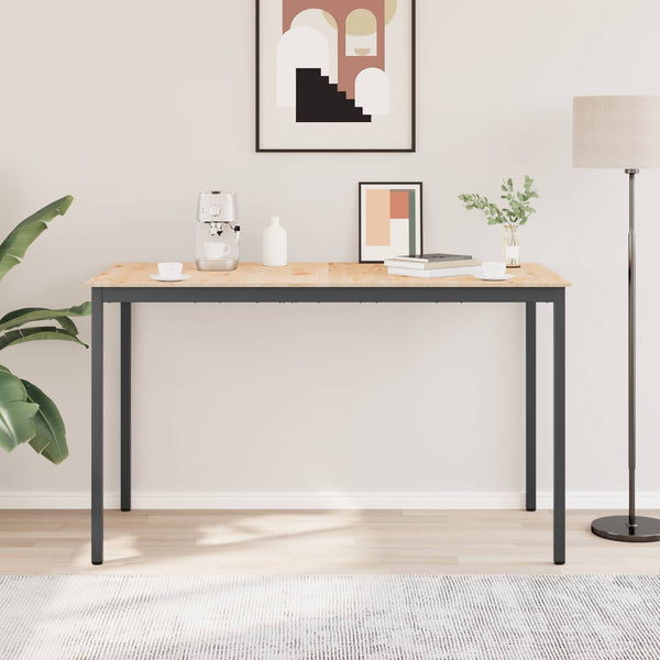 vidaXL Bar Table Natural 180 x 90 x 105 cm Solid Pine Wood