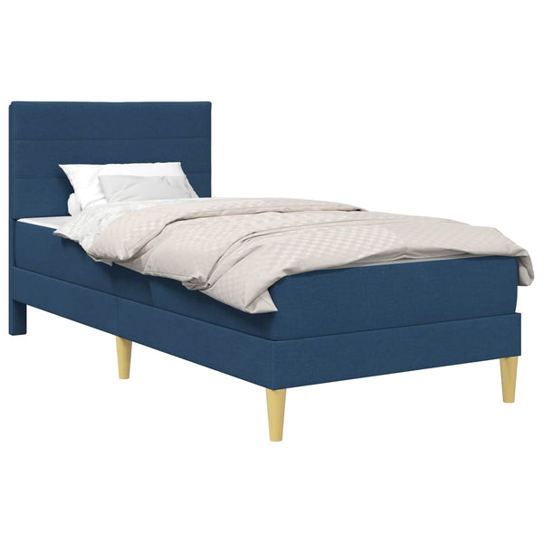 vidaXL Bed Frame Blue 80 x 200 cm Polyester