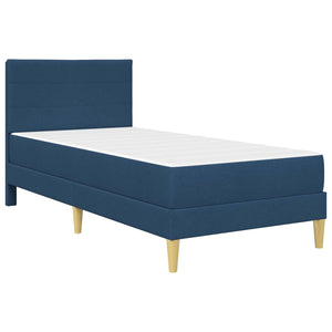 vidaXL Bed Frame Blue 80 x 200 cm Polyester