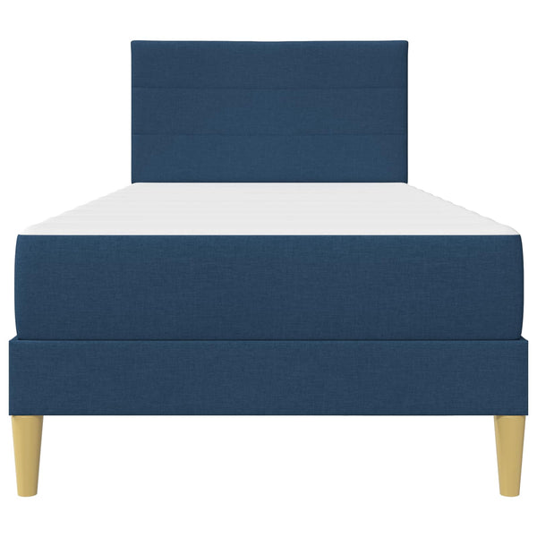 vidaXL Bed Frame Blue 80 x 200 cm Polyester