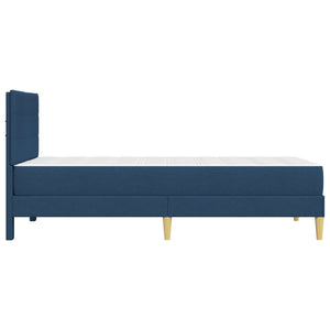 vidaXL Bed Frame Blue 80 x 200 cm Polyester
