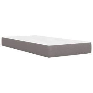 vidaXL Bed Frame Taupe 90 x 200 cm Polyester