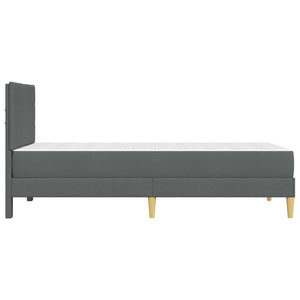 vidaXL Bed Frame Dark Grey 100 x 200 cm Polyester