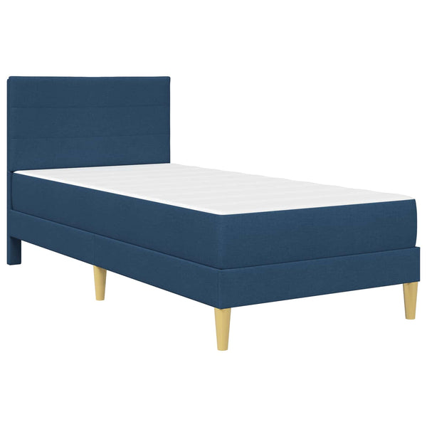 vidaXL Bed Frame Blue 100 x 200 cm Polyester