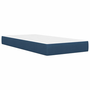 vidaXL Bed Frame Blue 100 x 200 cm Polyester