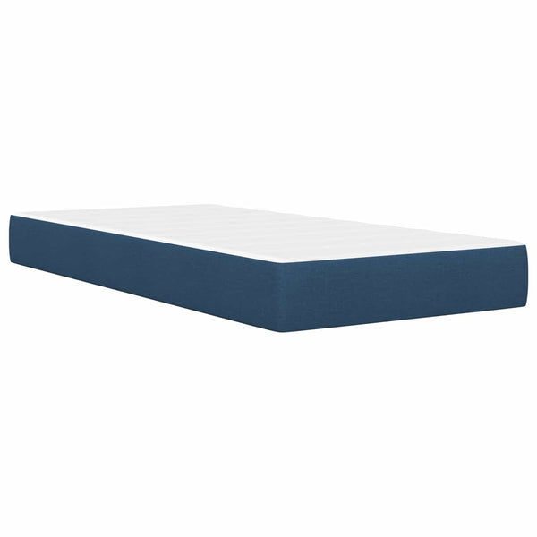 vidaXL Bed Frame Blue 100 x 200 cm Polyester