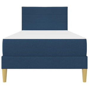 vidaXL Bed Frame Blue 100 x 200 cm Polyester