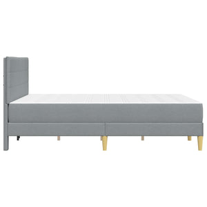 vidaXL Bed Frame vidaXL Bed Frame Light Gray 120 x 190 cm Polyester