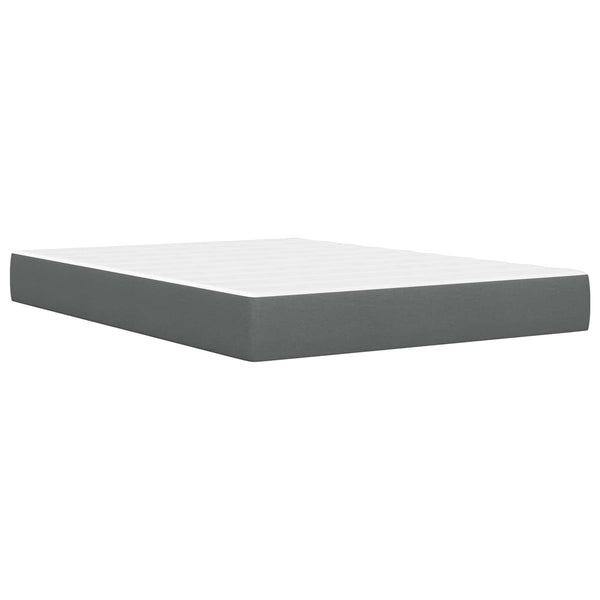 vidaXL Bed Frame Dark Grey 120 x 200 cm Polyester