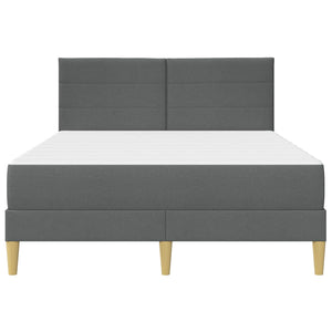 vidaXL Bed Frame Dark Grey 120 x 200 cm Polyester