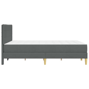 vidaXL Bed Frame Dark Grey 120 x 200 cm Polyester