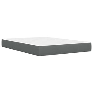 vidaXL Bed Frame Dark Grey 140 x 190 cm Polyester