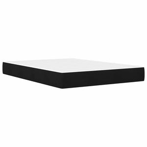 vidaXL Bed Frame Black 140 x 190 cm Polyester