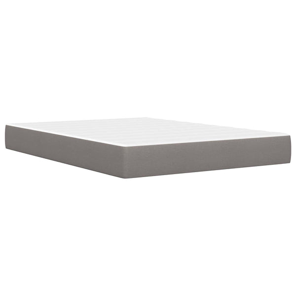 vidaXL Bed Frame Taupe 140 x 200 cm Polyester