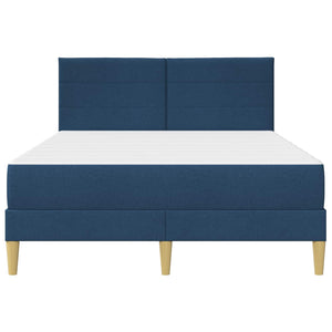 vidaXL Bed Frame Blue 140 x 200 cm Polyester