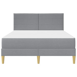 vidaXL Bed Frame Light Grey 160 x 200 cm Polyester