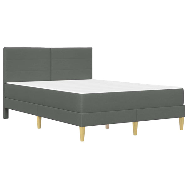 vidaXL Bed Frame Dark Grey 160 x 200 cm Polyester