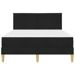 vidaXL Bed Frame Black 160 x 200 cm Polyester