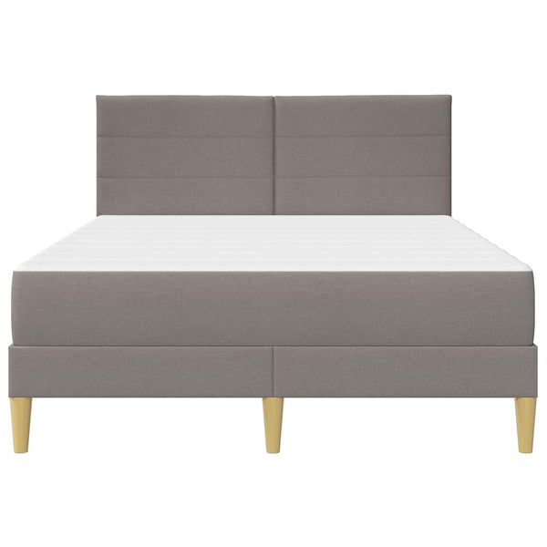 vidaXL Bed Frame Taupe 160 x 200 cm Polyester