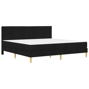 vidaXL Bed Frame Black 180 x 200 cm Polyester