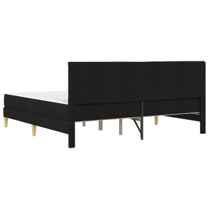 vidaXL Bed Frame Black 180 x 200 cm Polyester
