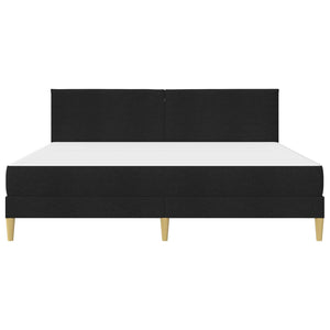 vidaXL Bed Frame Black 180 x 200 cm Polyester