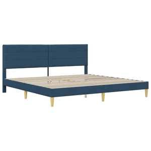 vidaXL Bed Frame Blue 180 x 200 cm Polyester