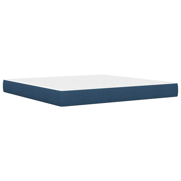 vidaXL Bed Frame Blue 180 x 200 cm Polyester