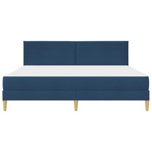 vidaXL Bed Frame Blue 180 x 200 cm Polyester