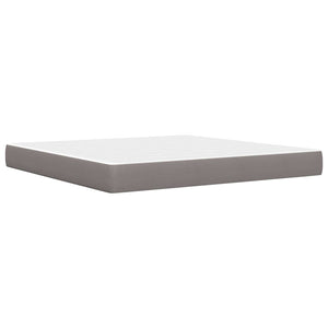vidaXL Bed Frame Taupe 200 x 200 cm Polyester