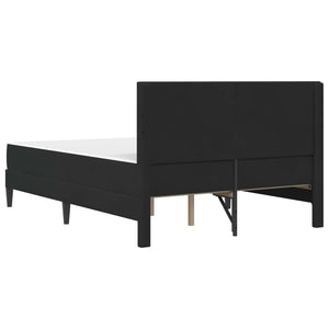 vidaXL Bed Frame with Mattress vidaXL Black 120 x 190 cm Velvet