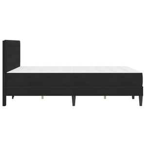 vidaXL Bed Frame with Mattress vidaXL Black 120 x 190 cm Velvet