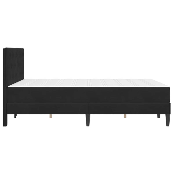 vidaXL Bed Frame with Mattress vidaXL Black 120 x 190 cm Velvet