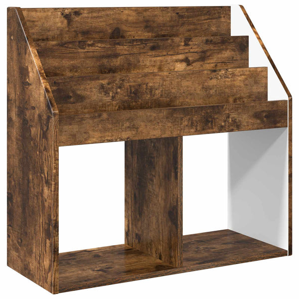 vidaXL Kids Shelf Smoked Oak 72.5 x 29.5 x 69 cm Engineered Wood