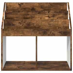vidaXL Kids Shelf Smoked Oak 72.5 x 29.5 x 69 cm Engineered Wood