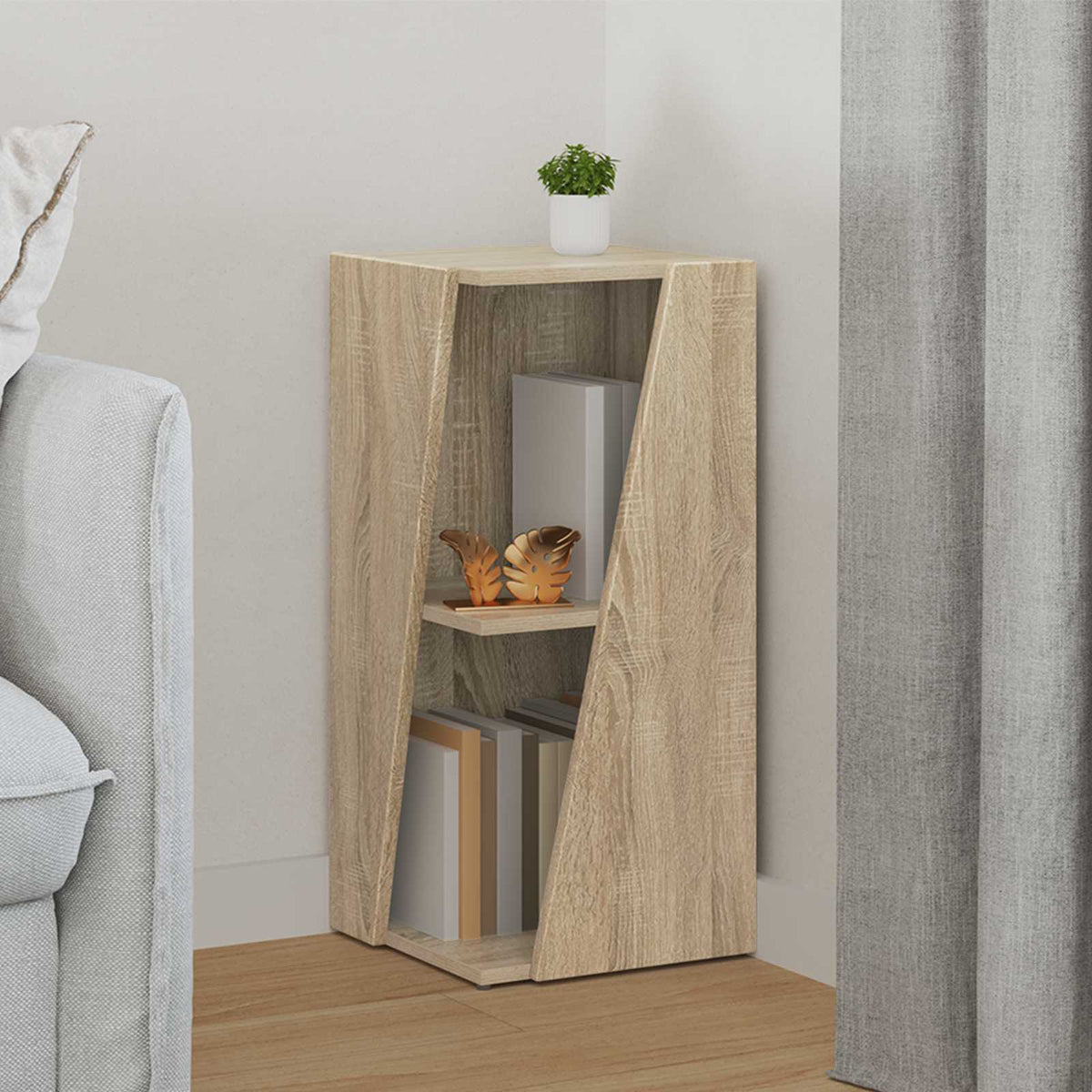 Seitenregal Sonoma-Eiche, 70,5 cm