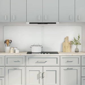 vidaXL Kitchen Splashback 2 pcs Transparent 90 x 60 cm Tempered Glass