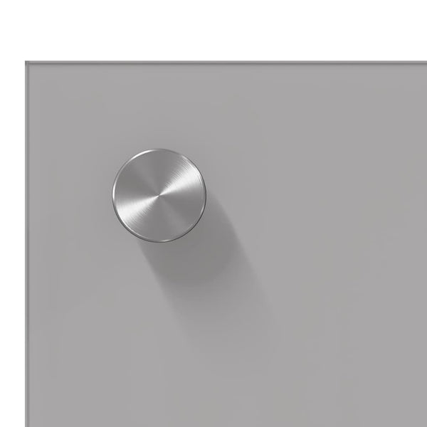 vidaXL Kitchen Splashback 2 pcs Light Grey 100 x 50 cm Tempered Glass
