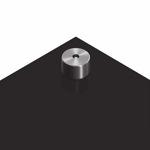 Küchenrückwand Schwarz Glas 110x40cm 2er Set
