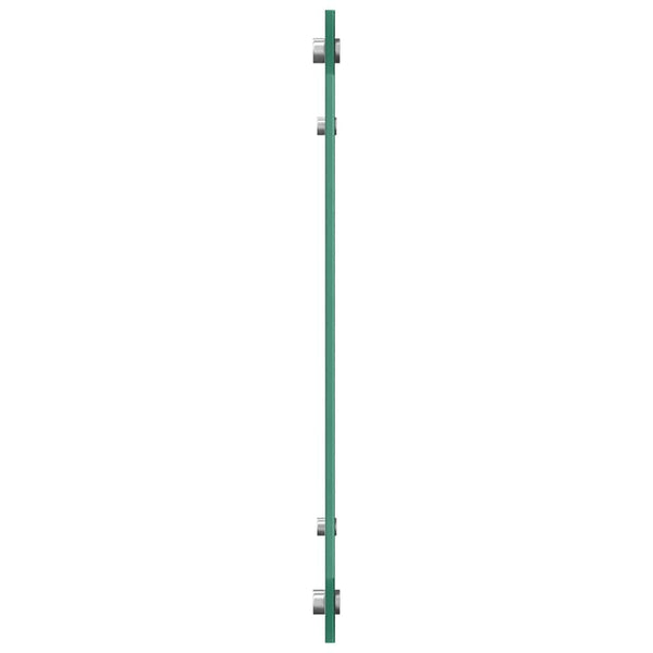 Küchenrückwand 2er Set Weiß Glas 70x50cm