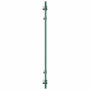 Küchenrückwand 2er Set Weiß Glas 80x40cm