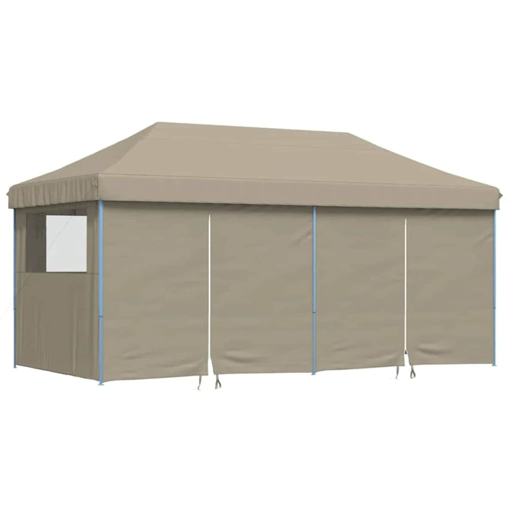 vidaXL Pop-up Party Tent Taupe 580 x 292 x 315 cm Oxford Fabric
