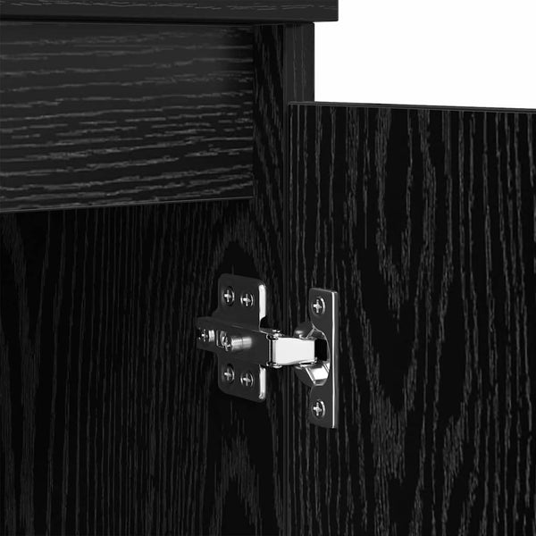 vidaXL Sideboards 3 pcs Black Oak Look 60 x 35 x 70 cm