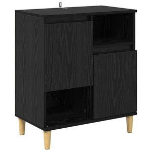 vidaXL Sideboards 3 pcs Black Oak Look 60 x 35 x 70 cm