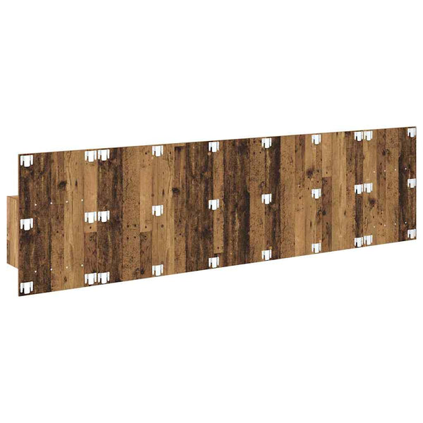 vidaXL Headboard with Cabinet with Drawers 3 pcs Reclaimed Wood Engineered Wood