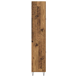 vidaXL Highboard with Drawers 2 pcs Reclaimed Wood Engineered Wood
