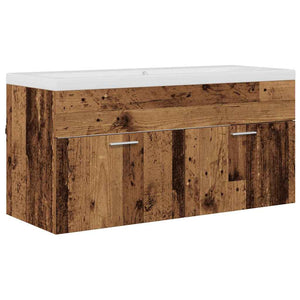 vidaXL Bathroom Cabinet Reclaimed Wood 100 x 38.5 x 46 cm Engineered Wood