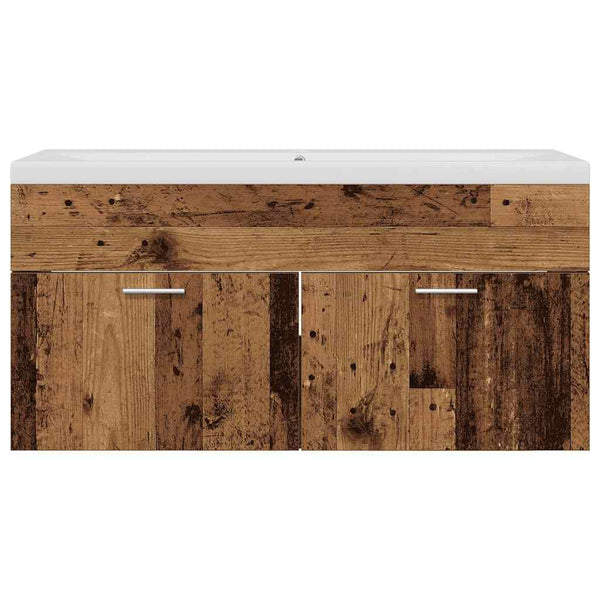 vidaXL Bathroom Cabinet Reclaimed Wood 100 x 38.5 x 46 cm Engineered Wood
