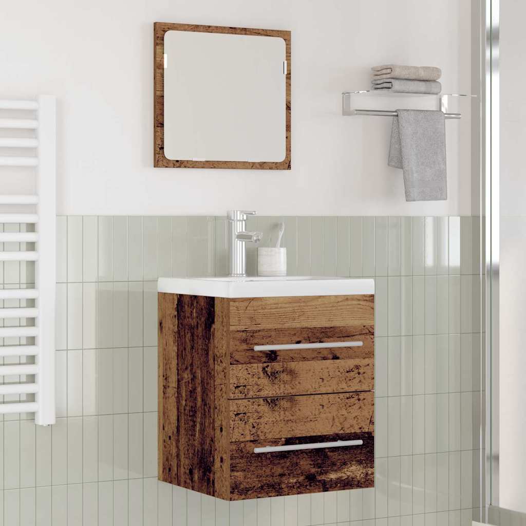 vidaXL Bathroom Cabinet with Drawers Brown 42 x 39 x 52 cm