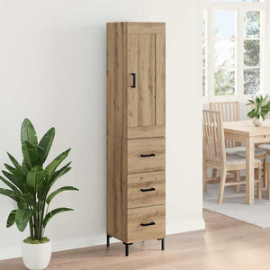vidaXL Sideboard Artisan Oak 34.5 x 34 x 180 cm Engineered Wood